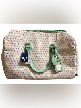 Roller Rabbit x Target Disco Hearts Duffel Weekender Bag NWT Travel Carry On